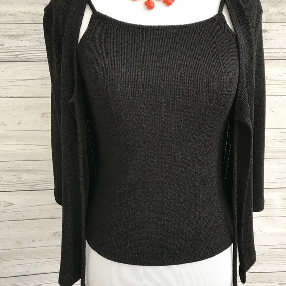 Tank top w matching cover up Tie in front on cover - Picture 2 of 7